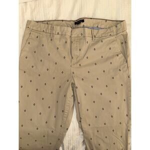 Tommy Hilfiger Size 14 Khaki Pants with Diamond Design EUC